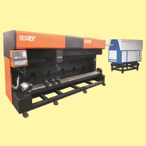 China Compressed air Round Die Board Laser Cutting Machine WITH High power CO2 laser on sale