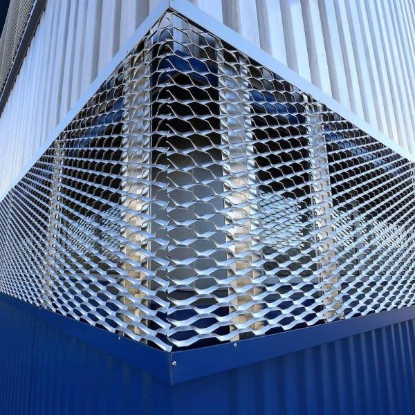 Plain Decorative Expanded Metal Mesh Sheet T304 4.0mm Thickness 2.5m Width