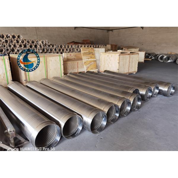 Stainless Stelel 304 Water Well Wedge Wire Screen 89mm Diameter