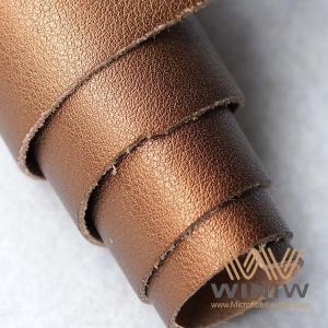 Quality Leather Substitute Material Brown Faux Leather Upholstery Fabric for Handbags PVC Leather for sale