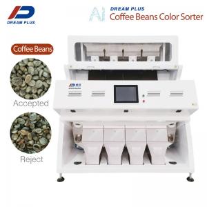 China 4 Chutes Green Coffee Bean Color Sorter With High Capacity on sale
