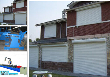 Shutter Door Cold Roll Forming Machine Roll Forming Line High Frequency