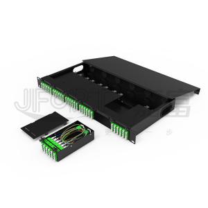 Quality High-density Modular Chassis For LC Quadruple Adapter MPO SM SL 144-core MPO-LC Patch Panel Fusion-free Module Box for sale