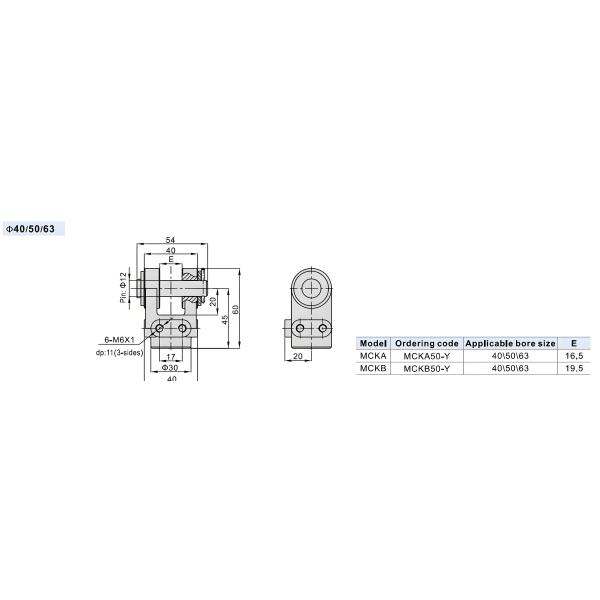 Clamping cylinder——MCK Series
