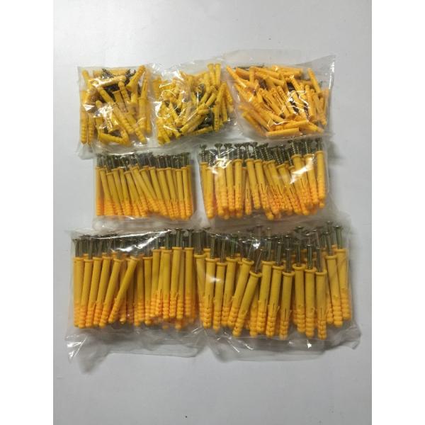 Durable Brick Screw Anchors , Countersunk Head Plastic Hollow Wall Plug