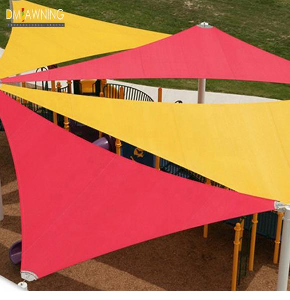 HDPE Outdoor Sun Shade Sail Swinmming Poor triangle shade sail