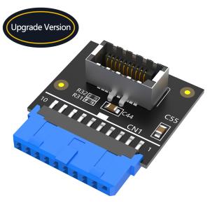 Quality 20Pin Header USB Front Panel Adapter USB 3.1 Key A Type E To USB 3.0 for sale