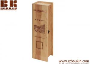Quality Carved Wine Box Wooden Crate Box Wholesale  Wine Bottle Box Wooden Gift Wooden Box For Wine for sale