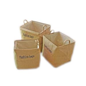 Quality Fashion Waterproof Foldable Laundry Basket Dirty Cloth Jute Laundry Baskets for sale