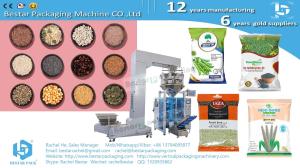 China Full set automatic packing machine with multi-heads weigher, labeling machine, checkweigher, and turntable BSTV-550AZ on sale