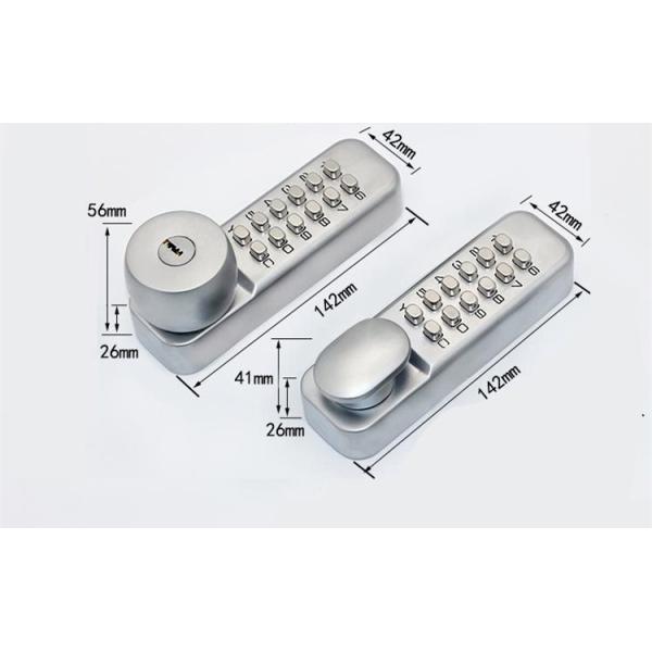 Keyless Mechanical Doorlock Easy To Use Push Button Entrance Lock