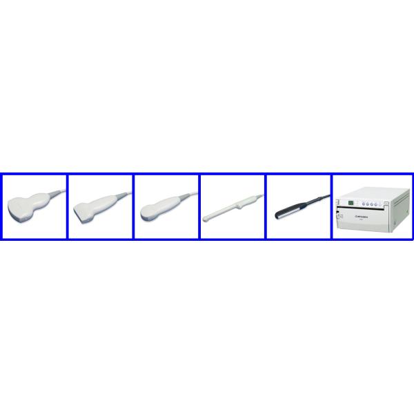 Windows Xp System Portable Doppler Ultrasound Machine Trolley Type 15 Inch Display