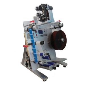 Quality Semi Automatic Vertical Round Bottle Labeler With Date Coding Function for sale