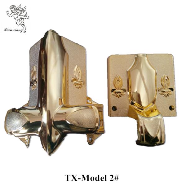 Gold-Plating Matching with casket Accessory Plastic Coffin Parts by Injection Moulding