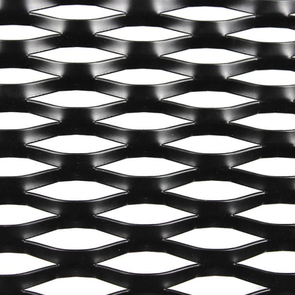 Curtain Wall Expanded Aluminum Mesh , Red Diamond Decorative Wire Mesh