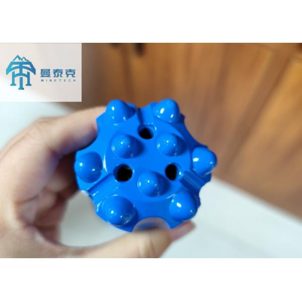 High-efficiency R32 51mm Thread Button Bit with Tungsten Carbides for Hard Rock Drilling