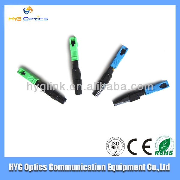Green APC Simplex FO Fast E2000 Sc Optical Connector