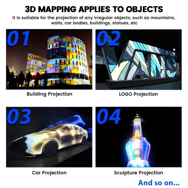 Immersive Projection 3d Mapping Digital Art Holographic Video Ar Animation Artworks