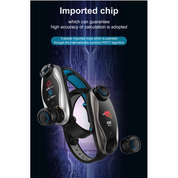 Hazel New 2 in 1 TWS Cool Earbuds T90 smart watch With Touch Screen Smartwatch