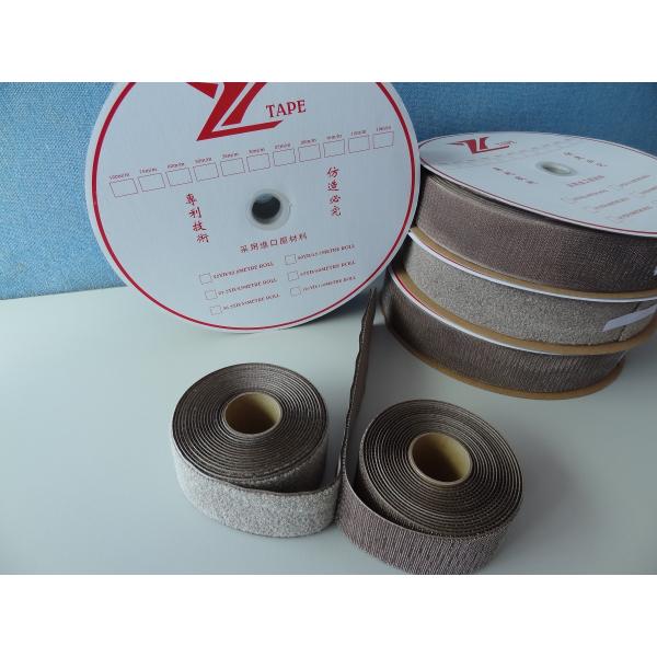Silver Fiber Conductive Hook And Loop Tape Roll For Marine / Medical Requirements
