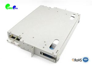 12F SC ODF Patch Panel Cold Rolled Steel Gray Material With Splice Tray Unit