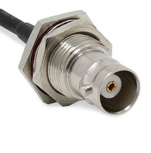 Quality Male To Male RG400 BNC RF Connector Pigtail Adapter 10cm Coaxial Cable for sale