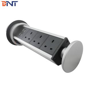 China Kitchen Pop Up Socket / Pull Up Outlets / Office Vertical Pop Up Power Jack With USB Charger on sale