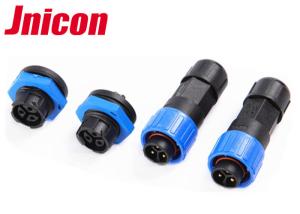 China Push Locking Waterproof Panel Mount Connector , IP68 2 Pin Panel Mount Connector on sale