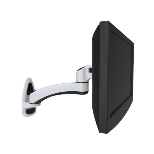 Industrial Laptop Display Wall Rack Equipment Supporting Bracket White / Black Color