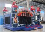Customized inflatable bouncy castle printing inflatable bouncy castle with slide