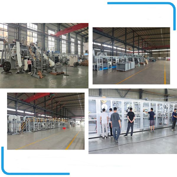 1200pcs/Min Sanitary Napkins Production Line Unit PLC Control Intelligent System
