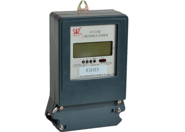 Buy 3 * 240V / 380V Three Phase Electric Meter DTS150 With Infrared Communication at wholesale prices