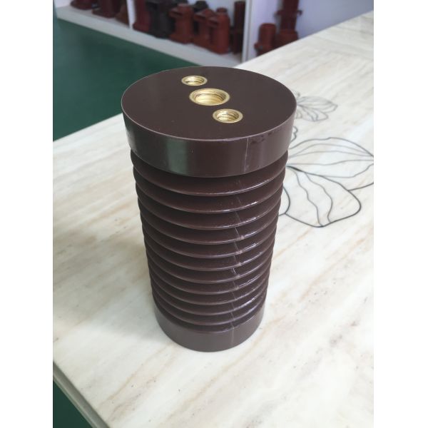 H=175mm 24kV Epoxy Resin Medium Voltage Insulators , Support Insulator Water