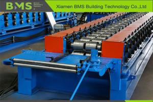 Quality Galvanized Steel Racking Roll Forming Machine With Hydraulic Decoiler for sale