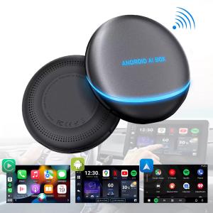 China 4G LTE TDD Auto Smart Box Wireless CarPlay AI BOX Android 12 With HDMI Output on sale