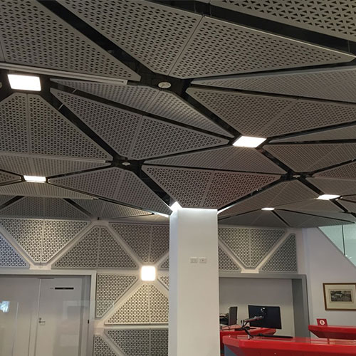 Aluminum Expanded mesh ceilling system