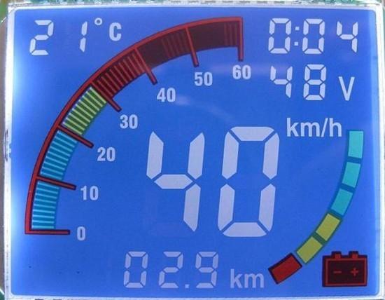 Buy HTN Blue Negative Segment Display Module With 4 Colors Silkscreen at wholesale prices
