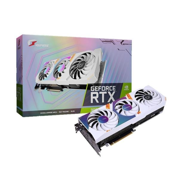 Buy GPU Graphic Card RTX 3070TI Colorful IGame 8GB 3 Fans GDDR6X 256 Bit 310W Mining Cards at wholesale prices