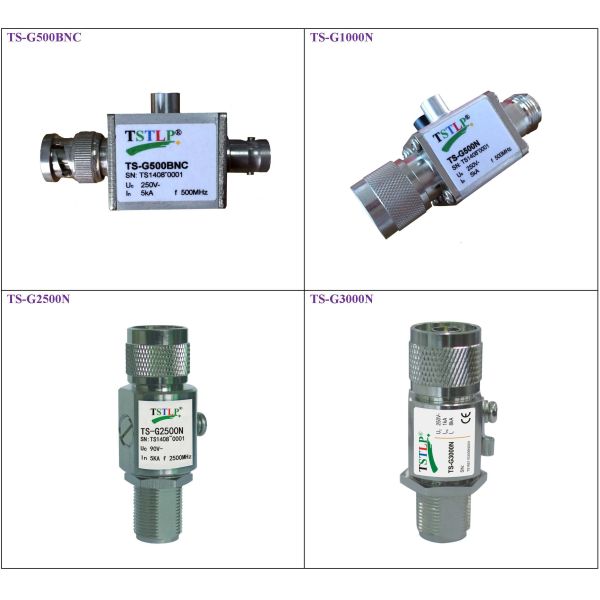 50Ω Coaxial Systems Coaxial Cable Surge Protector With Stable Performance