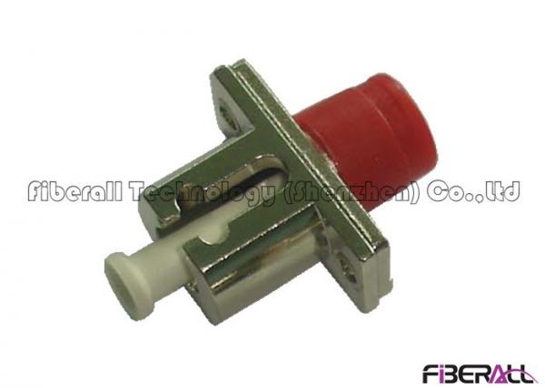 Buy Metal Body Hybrid Optical Fiber Adapter LC/PC To FC/PC With Flange For Installation at wholesale prices