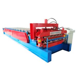 Customized Color Steel Roof Roll Forming Machine , Wall Panel Roll Forming