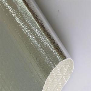 Quality ALFW600 High Temperature Fiberglass Cloth With Aluminium Foil For Pipe Insulation for sale