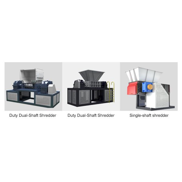 Plastic Scrap Double Shaft Shredder Machine with Large Capacity