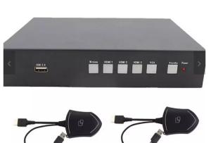 6 In 1 Quad Split Multiviewer AV Video Scaler Switcher