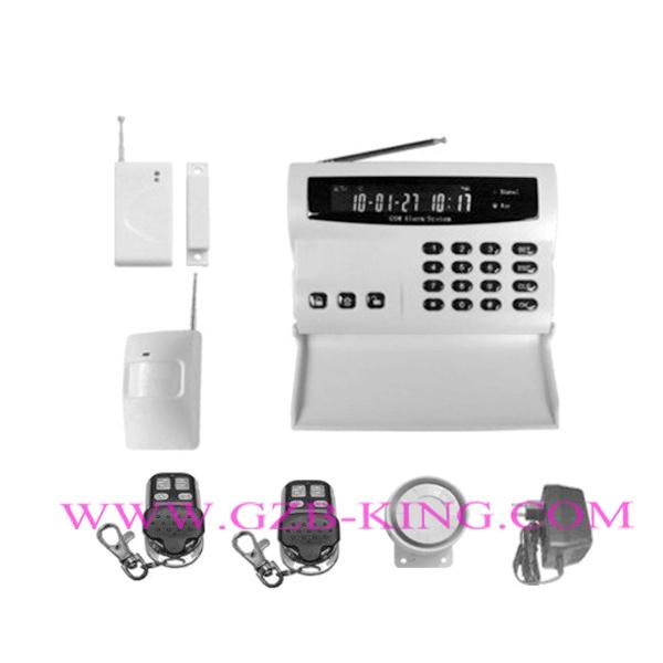 Buy GSM home alarm system with color LCD show screen and keyboard on the host at wholesale prices