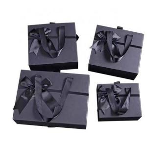 China Folding Personalized Cardboard Boxes Gift Kraft Box With Handle Multifunctional on sale