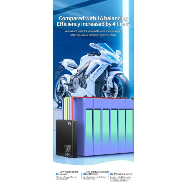 Enerkey Smart Active Balancer 4A 2S-24S LTO Lithium Battery Balancer For E-bike