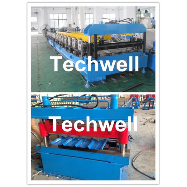 IBR Roofing Sheet Roll Forming Machine / IBR Panel Forming Machine For Making Roof Wall Cladding
