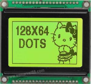 Quality M12864I-Y5, 12864 Graphics LCD Module, 128 x 64 dot-matrix Display, STN YELLOW, transflect for sale