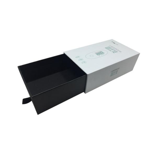 Buy Pearl paper with printing box, Drawer style box for personal health monitor at wholesale prices